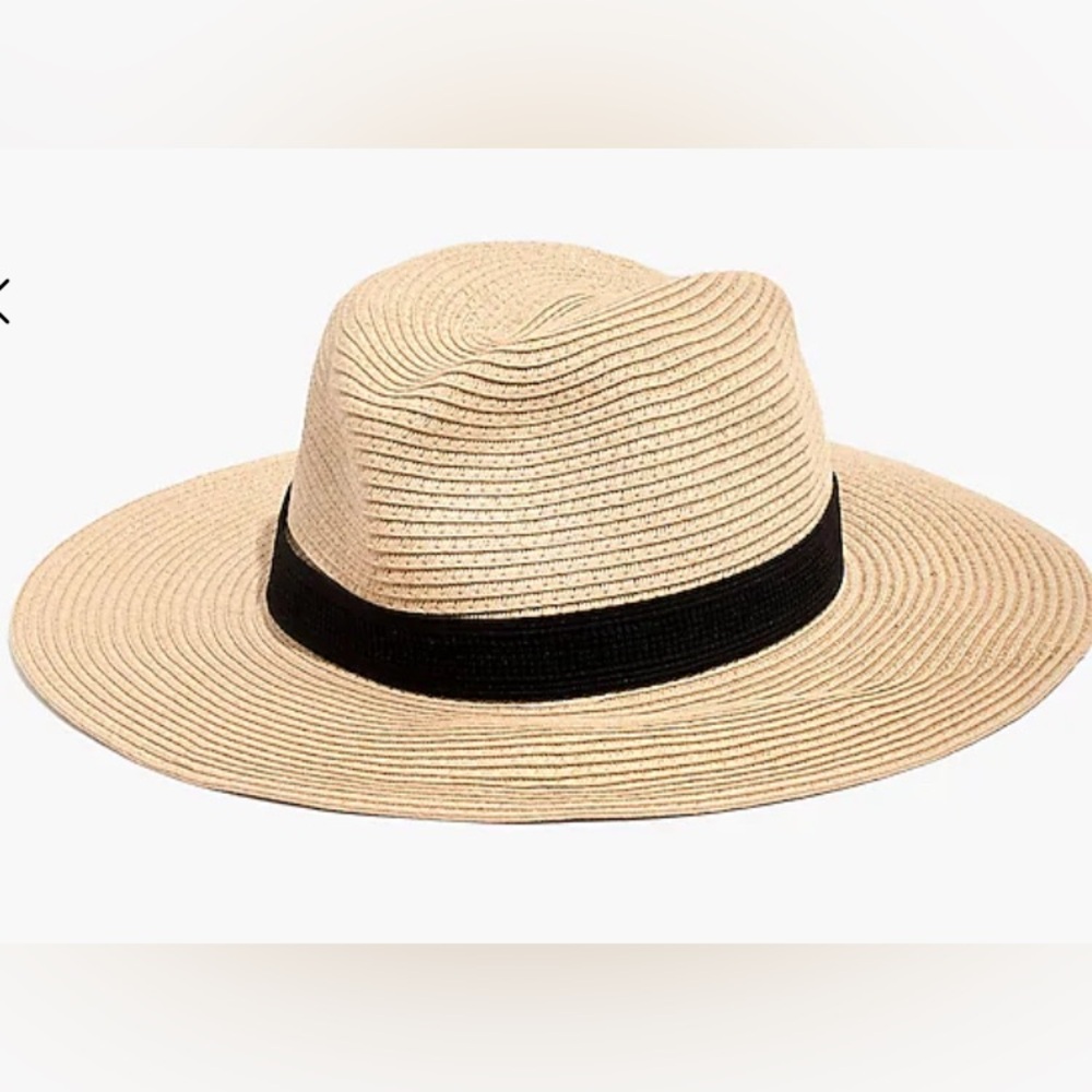 Madewell Packable Mesa Straw Hat Style H6578 - size S-M